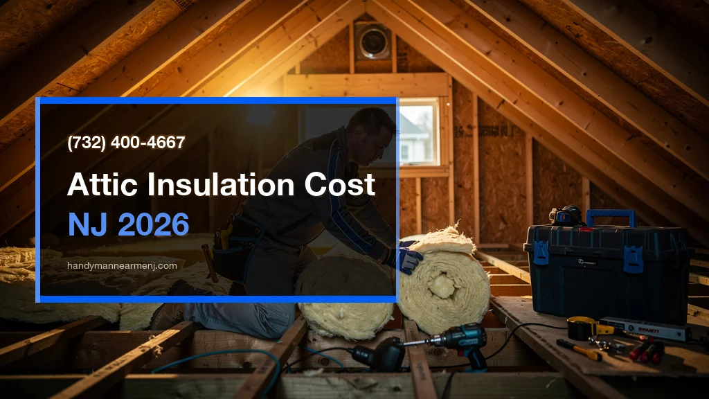 Attic Insulation Cost NJ 2026: Spray Foam, Batt, and Blown-In Pricing for Monmouth County Homes