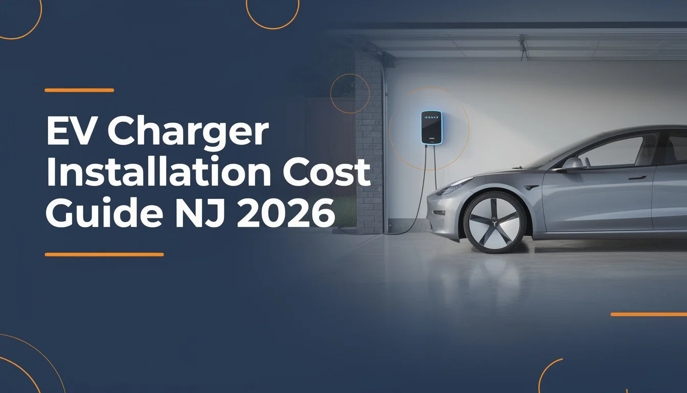 EV Charger Installation Cost Guide NJ 2026: What Monmouth County Homeowners Should Budget