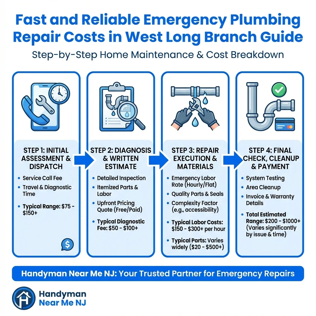Fast and Reliable Emergency Plumbing Repair Costs in West Long Branch Infographic