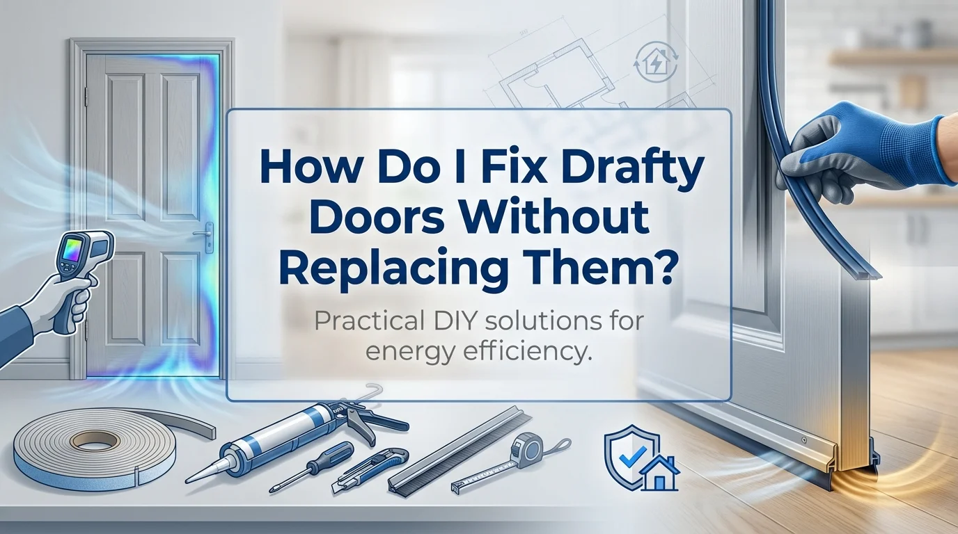How to Fix Drafty Doors Without Replacing Them | NJ Handyman Tips
