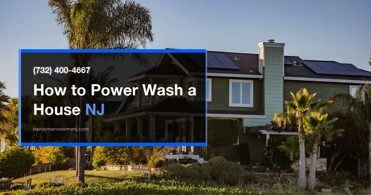 How to Power Wash a House Safely: A Step-by-Step Guide