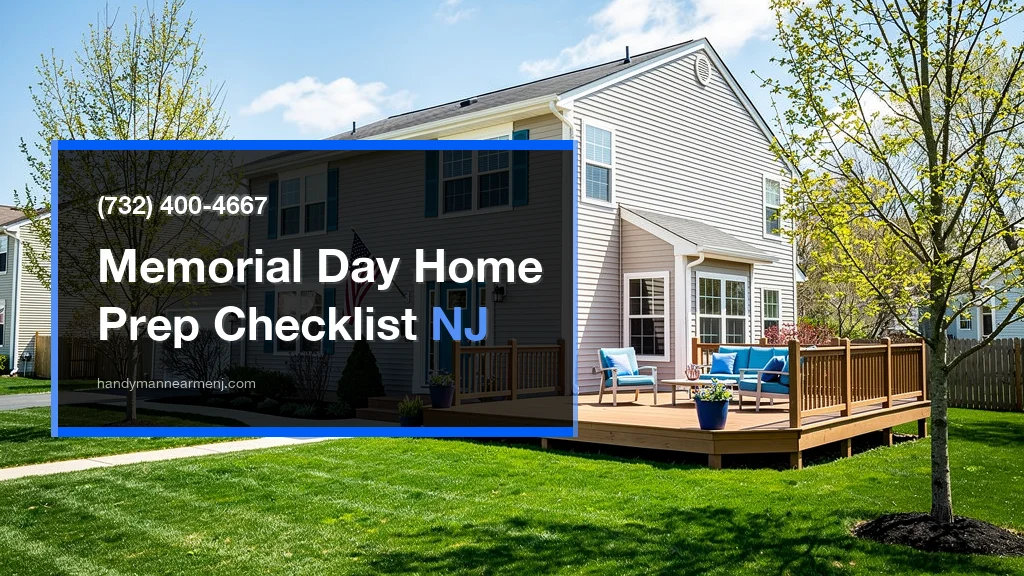 The Ultimate Memorial Day Home Prep Checklist for West Long Branch Homeowners