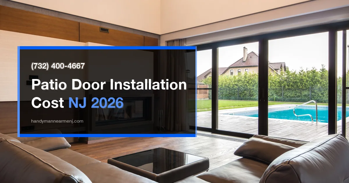 Patio Door Installation Cost in West Long Branch, NJ (2026 Guide)