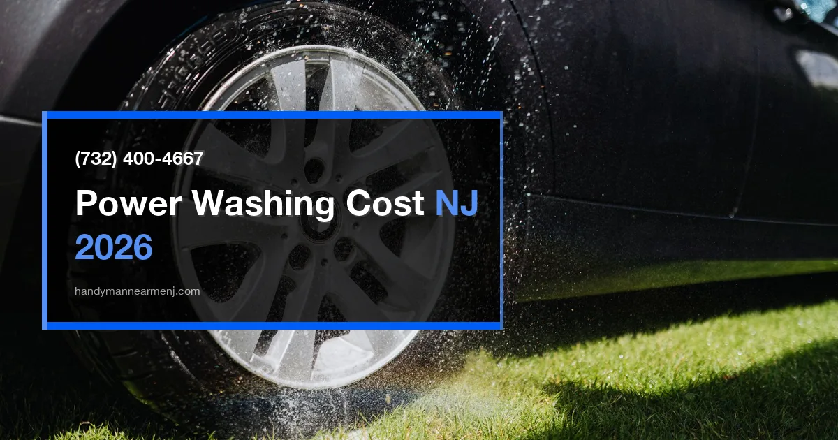 Power Washing Cost in NJ: 2026 Pricing for Homes, Decks and Driveways
