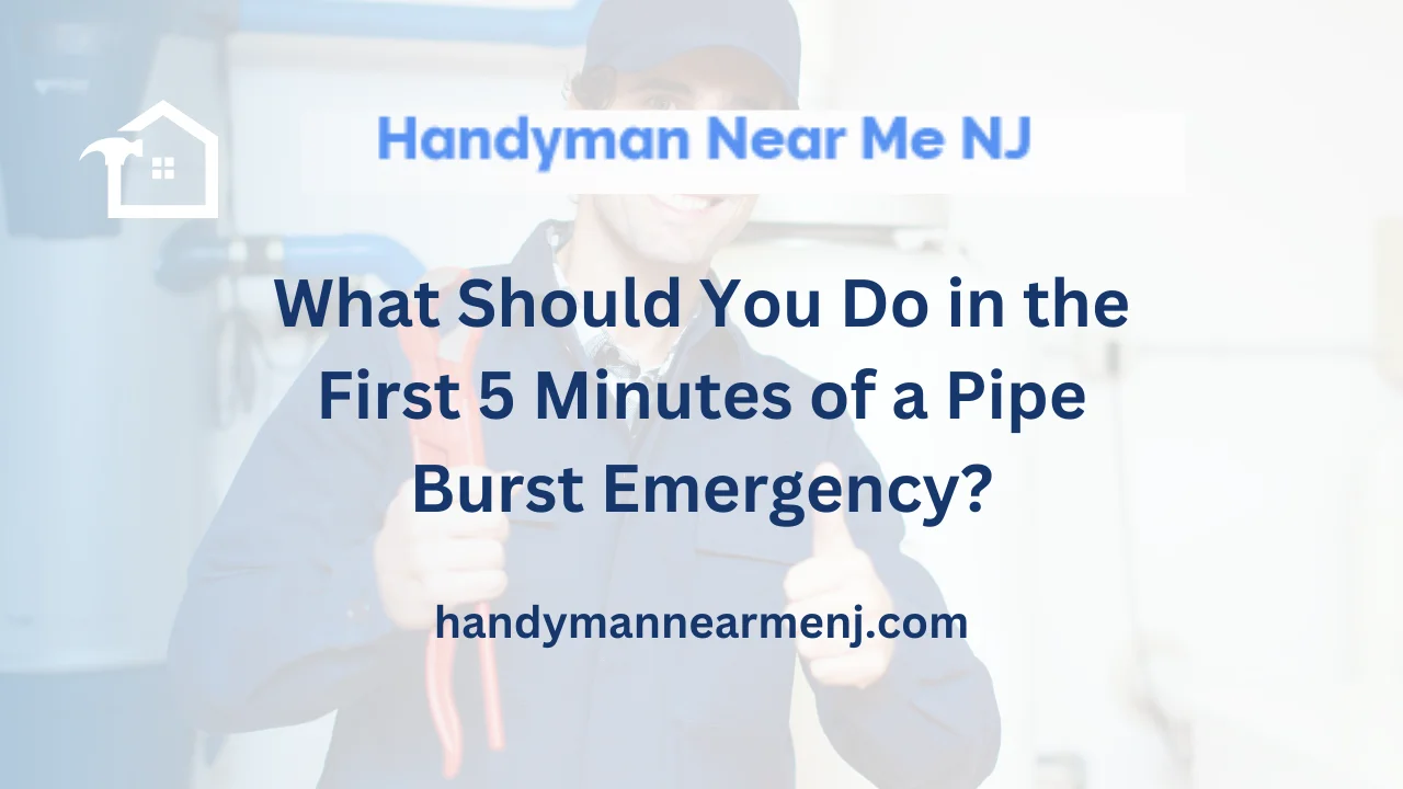 What Should You Do in the First 5 Minutes of a Pipe Burst Emergency?