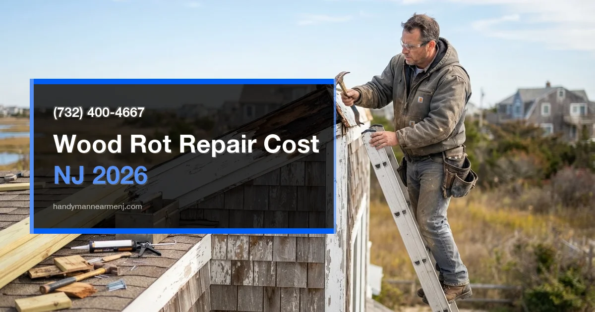 Wood Rot Repair Cost in NJ: 2026 Pricing for Trim, Decks, and Shore-Area Homes